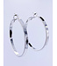 Must Have Solid Flat Hoop Earrings - Medium (2 Colors)