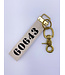 Rustic Marlin Zip Code Canvas Keychain | 60643