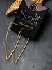 Scout Curated Wears Scout Refined Collection Galaxy Triangle Earrings in 18K Gold Vermeil
