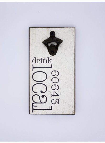 Rustic Marlin Personalized Drink Local Bottle Opener | 60643