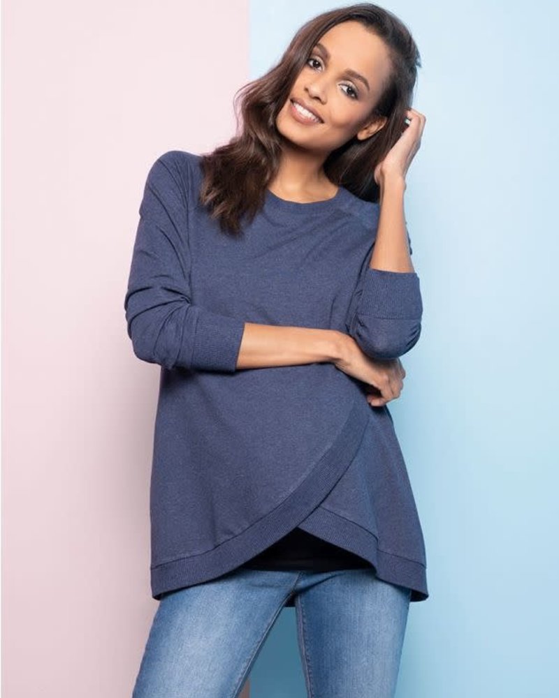 wrap sweatshirt