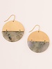 Scout Curated Wears Scout Labradorite & Gold Full Moon Stone Earrings