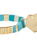 Scout Curated Wears Scout Empower Bracelet | Brave in Gold/Turquoise/Howlite