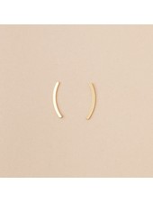 Scout Curated Wears Comet Curve Earrings in 18K Gold Vermeil