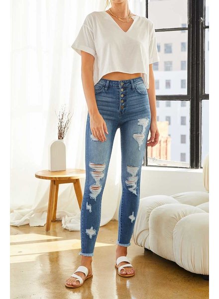 Kancan 'Tess' High Rise Super Skinny Jeans **FINAL SALE**