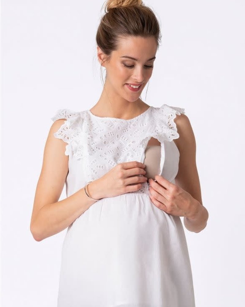 Seraphine Maternity Seraphine Maternity ‘Abigail’ Broderie Anglaise Nursing Top
