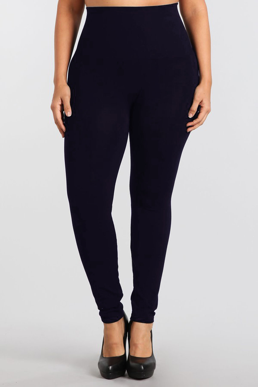 M. Rena Plus Size Tummy Tuck Leggings