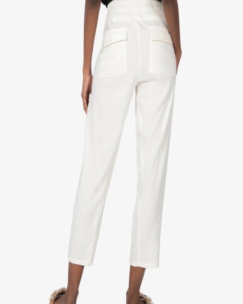 Kut from the Kloth Kut From The Kloth White Smocked Drawcord Pant