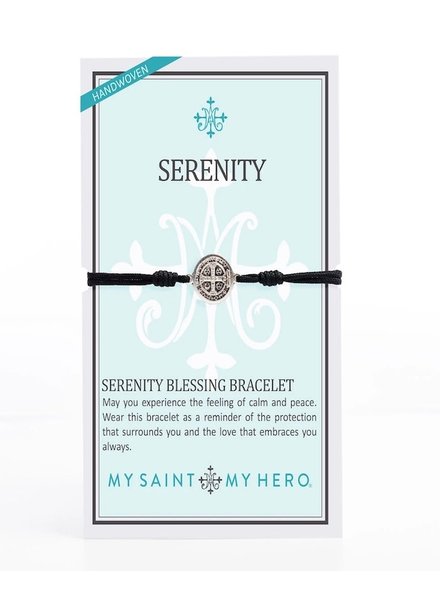 My Saint My Hero Serenity Blessing Bracelet in Silver (More Colors)