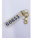 Rustic Marlin Zip Code Canvas Keychain | 60655 (More Colors)