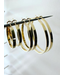 Must Have Earrings | Large Solid Flat Hoops