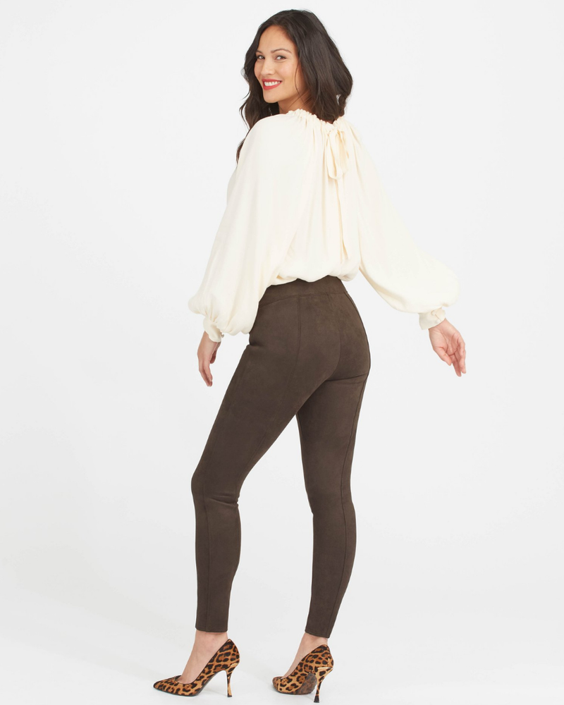 Spanx Spanx Faux Suede Leggings | Chocolate Brown **FINAL SALE**
