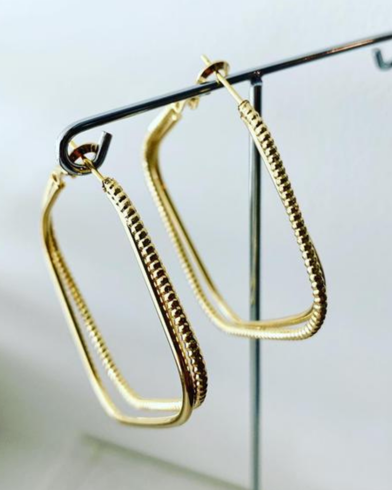 Must Have Must Have Brass Earrings | Boss Remix Hoop