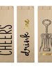 SB Design Studio SB Design Paper Wine Bags - Assorted (6pk) **FINAL SALE**