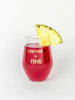 Chez Gagne Chez Gagne Stemless Wine Glass | Everything Is Fine