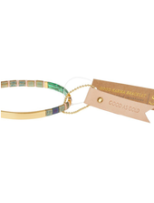 Scout Curated Wears Good Karma Good As Gold Forest/Blush/Gold Miyuki Bracelet