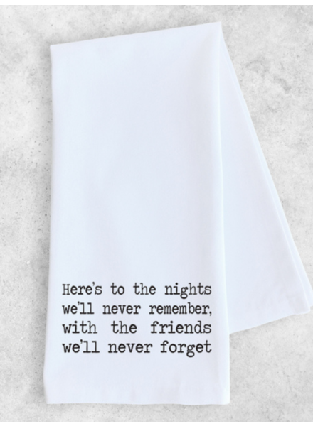 DEV D + Co Tea Towel | Here’s To The Nights