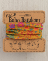 Natural Life Half Boho Bandeau in Mustard Floral