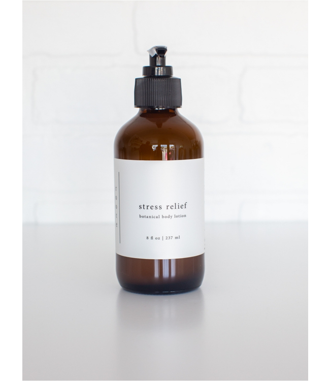 Roote Vegan Stress Relief Glass Bottle Body Lotion **FINAL SALE**