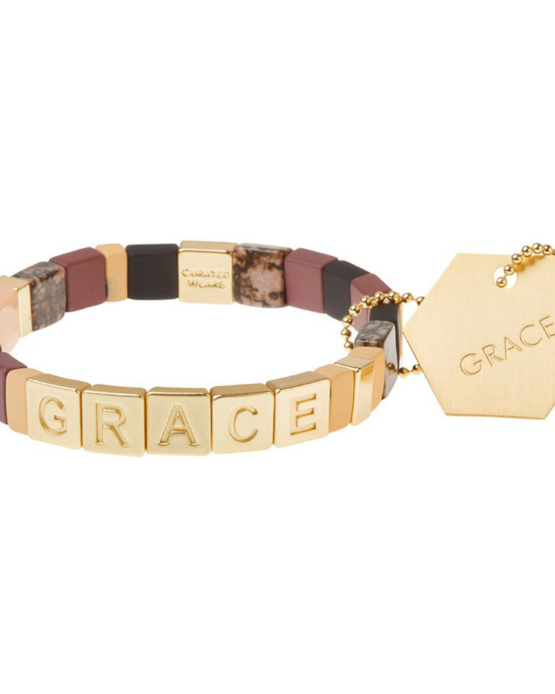 Scout Curated Wears Scout Empower Bracelet | Grace Gold/Rhodonite/Rose Quartz