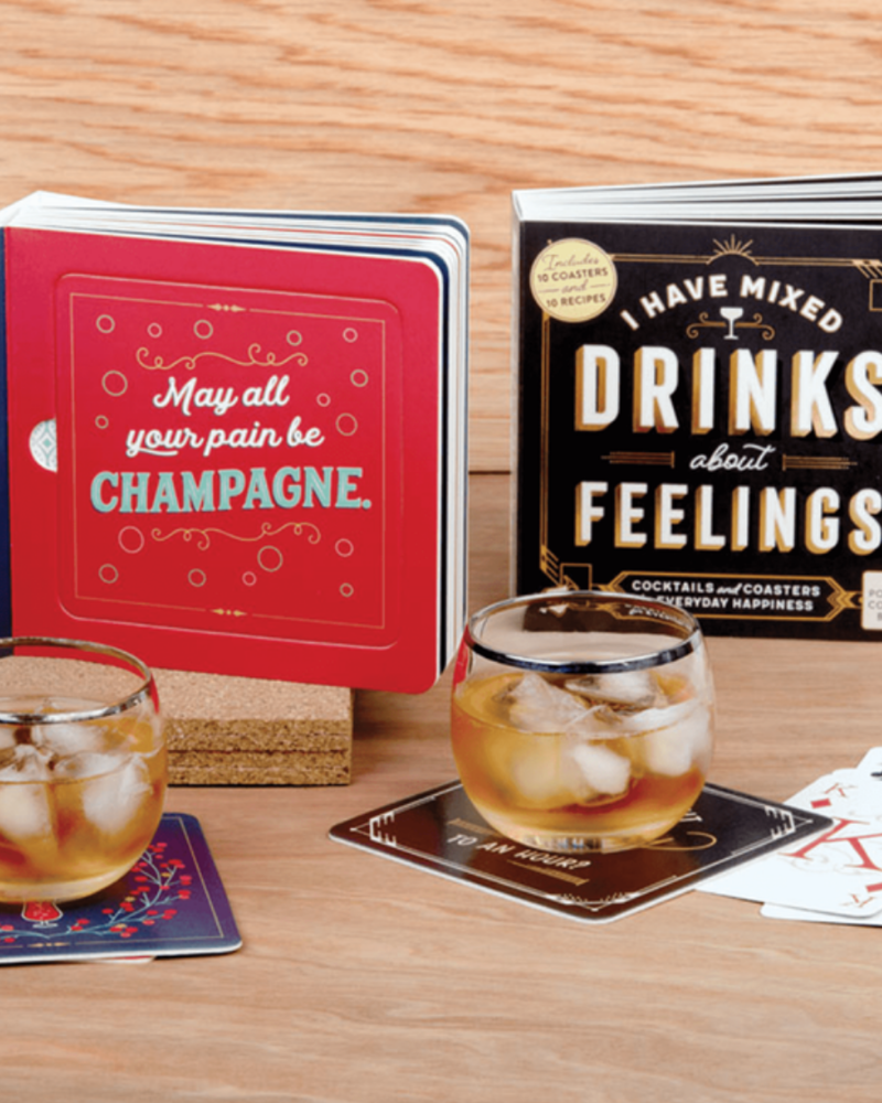 Chronicle Books Chronicle ‘Mixed Drinks About Feelings’ Pop-Out Coaster Book
