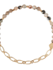 Scout Curated Wears Scout Rhodonite/Gold Mini Stone Stacking Bracelet