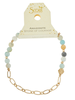 Scout Curated Wears Scout Amazonite/Gold Mini Stone Stacking Bracelet