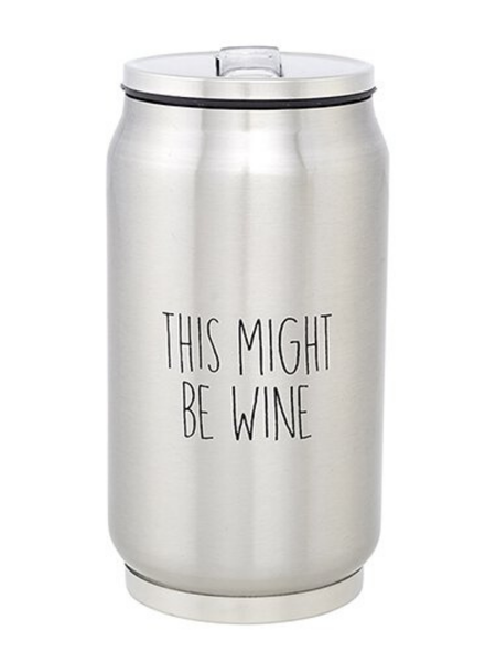 SB Design Studio Stainless Steel Can | Might Be Wine