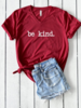 Humm & Willow Humm & Willow ‘Be Kind’ V-Neck Tee