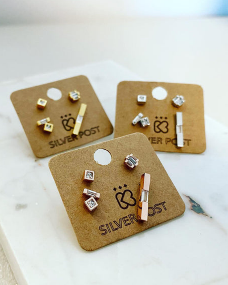 Must Have Must Have Brass Earrings | Cubism Set