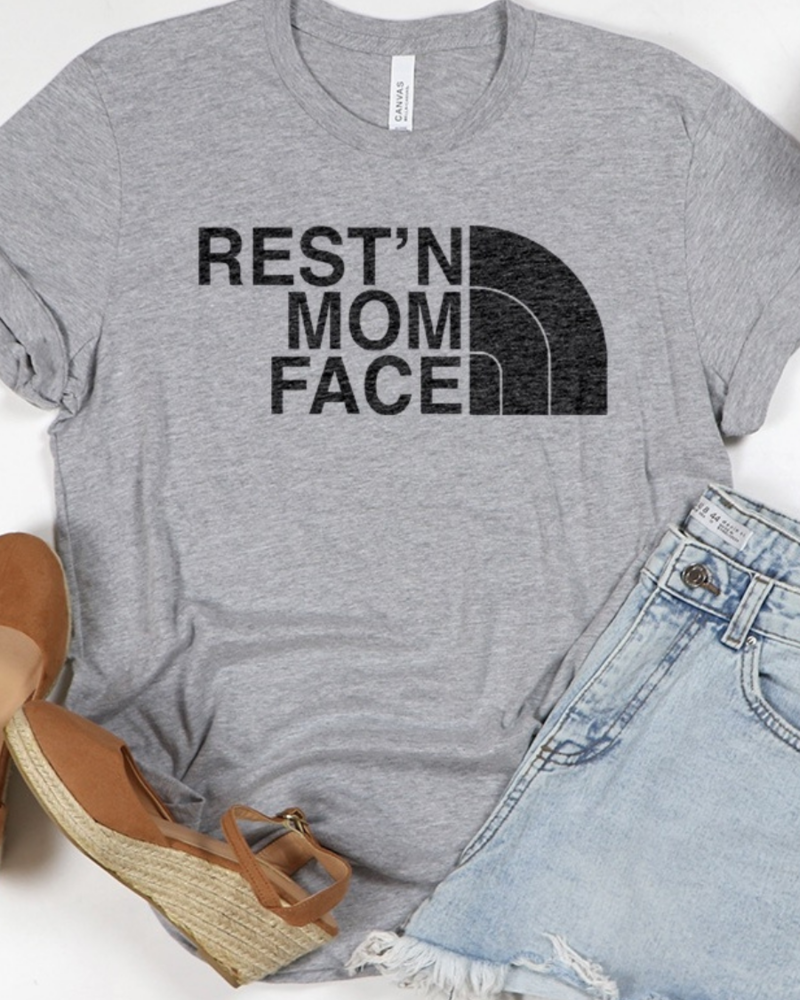 Rags & Royal Rags & Royal ‘Rest’n Mom Face’ Tee