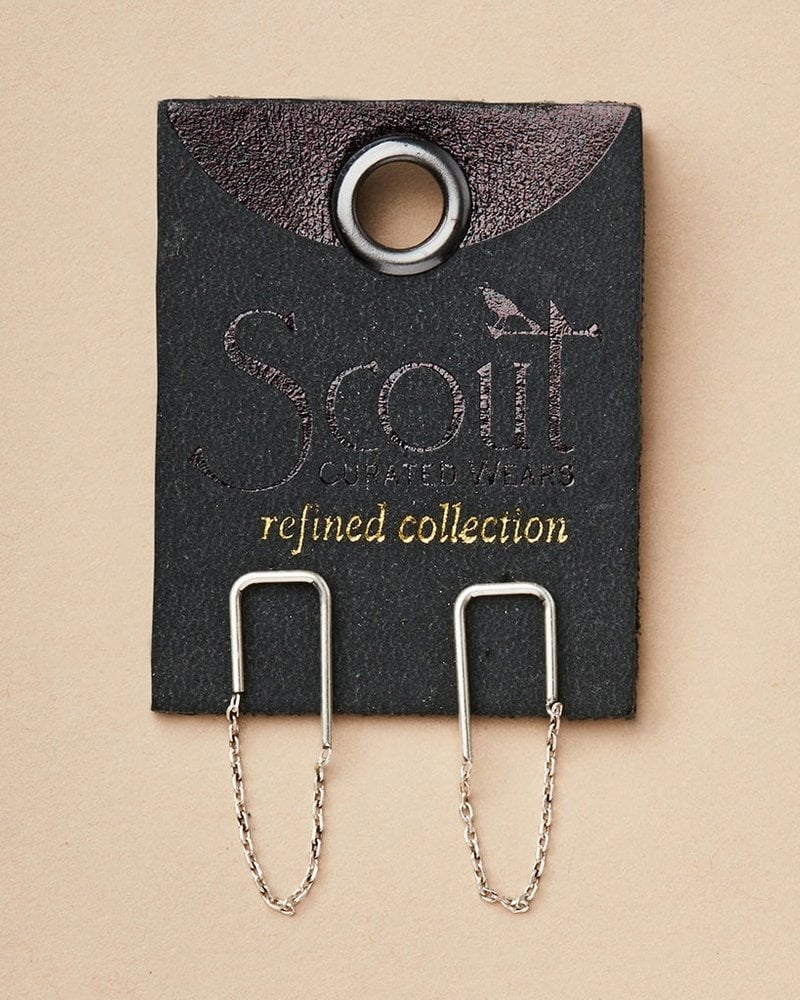 Scout Curated Wears Scout Refined Earring Collection Filament Stud in Sterling Silver