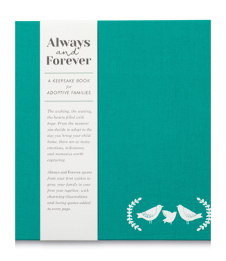 Compendium ‘Always & Forever’ Adoption Keepsake Baby Book **FINAL SALE**