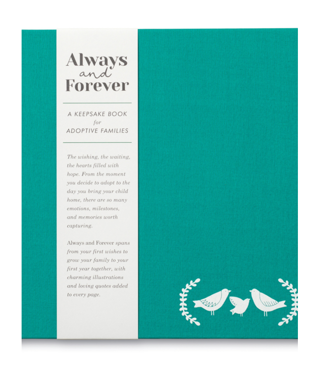 Compendium ‘Always & Forever’ Adoption Keepsake Baby Book