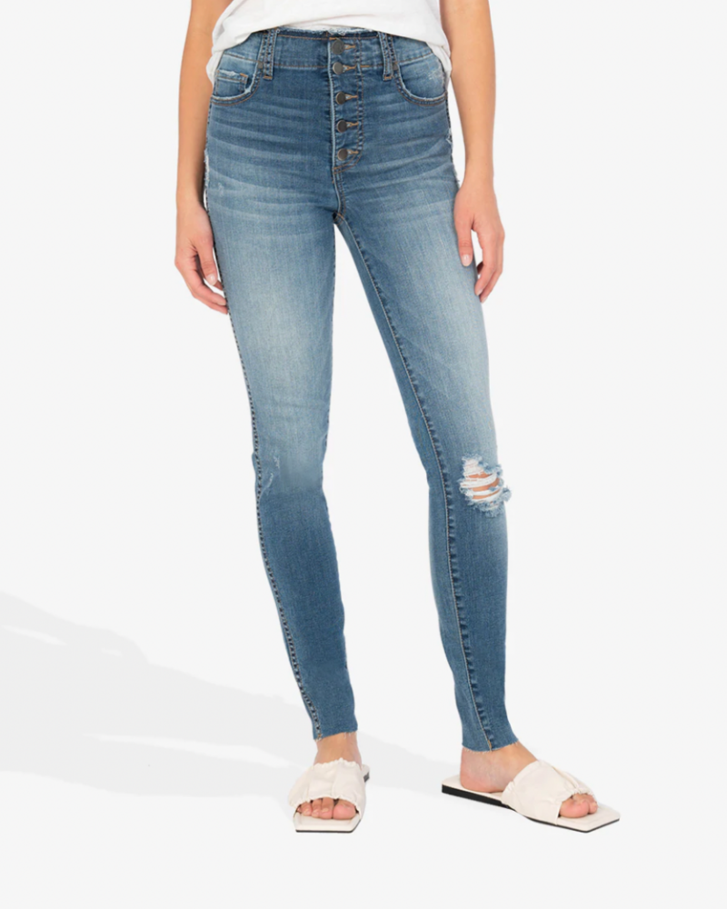 Kut from the Kloth Kut from the Kloth 'Mia' Fab Ab High Rise Skinny Jeans in Voyage
