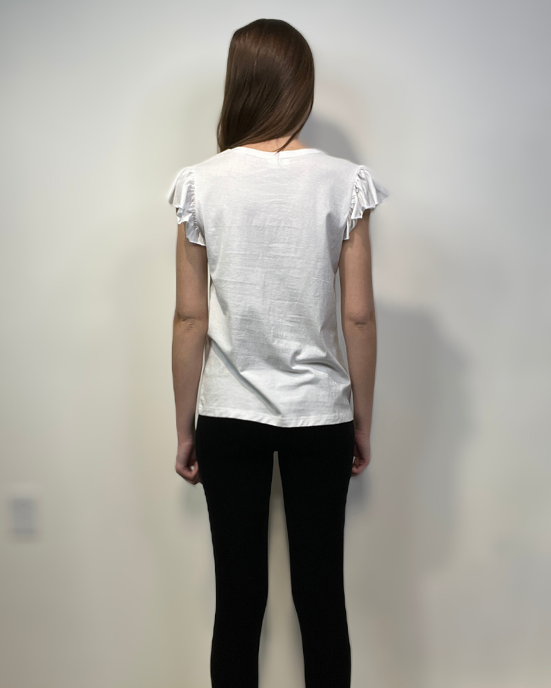 RD Style RD Style White 'Flutter Away' Top