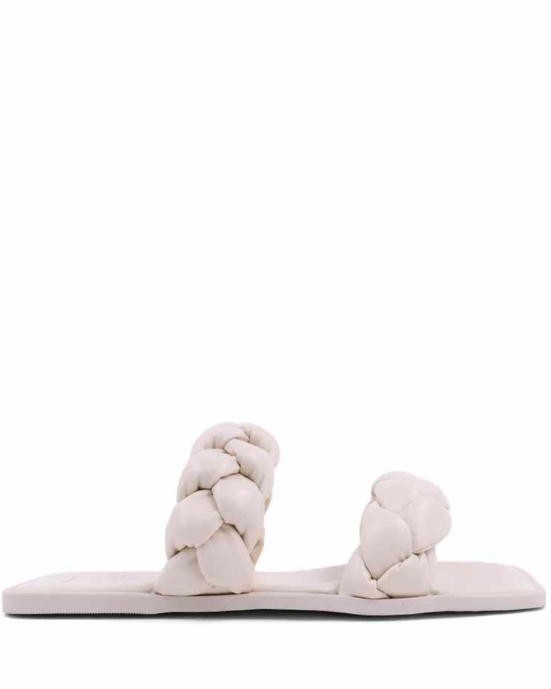 Shu Shop Shu Shop Bone ‘Daria’ Braided Strap Sandal **FINAL  SALE**