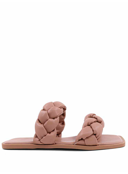 Shu Shop Taupe ‘Daria’ Braided Strap Sandal **FINAL SALE**