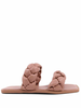 Shu Shop Shu Shop Taupe ‘Daria’ Braided Strap Sandal