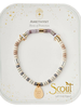 Scout Curated Wears Scout Stone Intention Amethyst/Gold Charm Bracelet