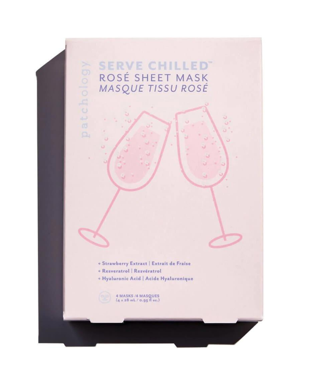 Patchology Serve Chilled Rose Sheet Mask (4 Pack)