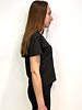 RD Style RD Style Black 'Let's Talk Crop' Tee