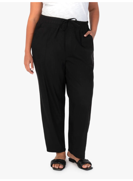 Kut from the Kloth Black Smocked Drawcord Pant