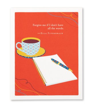 Compendium Love Card | 'Forgive me if I don't have all the words'