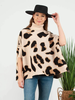 Lucca Couture Lucca 'Banks' Leopard Turtleneck Sweater