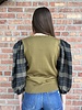 Current Air Current Air 'Plaid Hands' Sweater