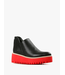 All Black Flatform Tread Shootie in Black/Red **FINAL SALE**