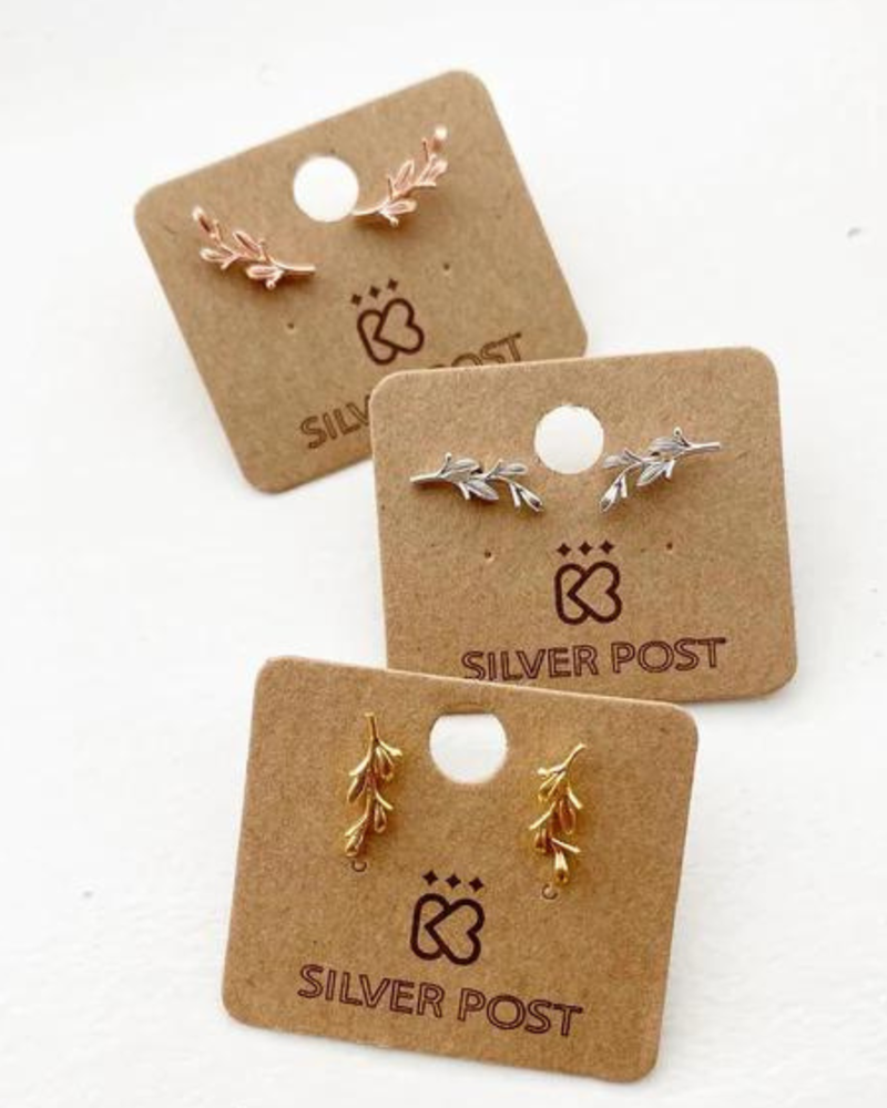 Must Have Must Have Brass Earrings | Leaf