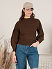 Lucca Couture Lucca Cacao 'Miranda’ Bubble Sleeve Sweater