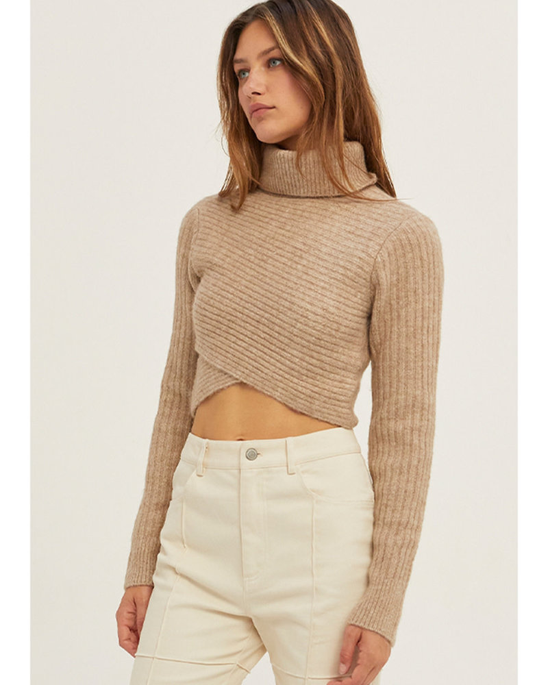 Crescent Crescent ‘Crop There It Is’ Turtleneck Sweater